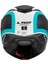 Strobe 2 Vıctory Mat Tıtanıum-Beyaz-Metal Mavi Kask 5