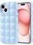 Apple iPhone 15 - Kılıf Parlak Esnek Silikon Dom Dom Kapak - Pembe 2