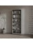 Eby Suntalam Kitaplık ( 200 x 80 x 28 ) Antrasit ( Mat ) 1
