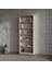 Eby Suntalam Kitaplık ( 200 x 80 x 28 ) Hareli Ceviz (Mat) 1