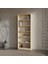 Eby Suntalam Kitaplık ( 200 x 80 x 28 ) Krem ( Parlak ) 1