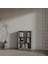 Lucca Suntalam Kitaplık ( 106 x 80 x 28 ) Antrasit ( Mat ) 1