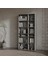 Aro Suntalam Kitaplık ( 200 x 100 x 37 ) Antrasit ( Mat ) 1