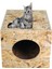 Kedi Evi Dış Ortam Uygun Ahşap Kedi Evi Osb 40X30X30 cm 3
