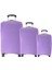 Valiz / Bavul Kılıfı Büyük, Orta, Kabin Boy Kılıf Seti, My Lila 1