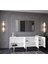 Capella Mdf 5 Kapaklı Raflı Ahşap Ayaklı 200 cm Konsol (200 x 80 x 40 cm ) 3