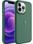 Apple iPhone 13 Pro Max Kılıf Buzlu Sert Pc Zore May Kapak-Koyu Yeşil 1