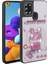 Samsung Galaxy A21S Kılıf Parlayan Kabartmalı Ikonik Figürlü Zore Amas Silikon Kapak-Beyaz 1