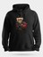 Gözlüklü Tarz Ayı Unisex Kapüşonlu Sweatshirt 1