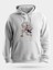 Luffy Beyaz One Piece Unisex Kapüşonlu Sweatshirt 1