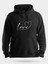 Love Minimal Kalp Unisex Kapüşonlu Sweatshirt 1