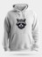 Gri Rakun Unisex Kapüşonlu Sweatshirt 1