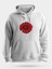 Kırmızı Gerbera Çiçek Unisex Kapüşonlu Sweatshirt 1