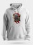Samuray Kitsune Kedi Unisex Kapüşonlu Sweatshirt 1