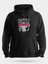 Sassy Şımarık Kız Unisex Kapüşonlu Sweatshirt Siyah 1