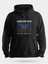 Dream Kelebek Unisex Kapüşonlu Sweatshirt Siyah 1
