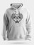 Badminton Kalp Unisex Kapüşonlu Sweatshirt 1