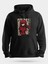 Asuka Evangelion Unisex Kapüşonlu Sweatshirt Siyah 1