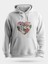 Kalp Love Unisex Kapüşonlu Sweatshirt 1