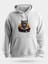 Öğrenci Siyah Kedi Unisex Kapüşonlu Sweatshirt 1
