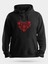 Patili Kalp Unisex Kapüşonlu Sweatshirt 1