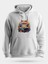 Öğrenci Sarman Sarı Kedi Unisex Kapüşonlu Sweatshirt 1