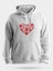 Patili Kalp Unisex Kapüşonlu Sweatshirt 1