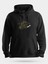 Sarı Motosiklet Unisex Kapüşonlu Sweatshirt Siyah 1