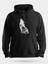 Uluyan Kurt Ay Yıldız Unisex Kapüşonlu Sweatshirt 1