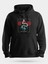 Wild Life Yılanlı Gül Unisex Kapüşonlu Sweatshirt 1