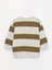 Baby Bisiklet Yaka Uzun Kollu Çizgili Erkek Bebek Sweatshirt 4