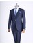 Italyan Stil Ceket Yelek Pantolon Takım Elbise Lacivert T12013 1