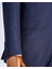 Italyan Stil Ceket Yelek Pantolon Takım Elbise Lacivert T12013 5