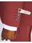 Italyan Stil Slim Fit Ceket Yelek Pantolon Takım Elbise Kiremit T13496 5