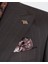 Italyan Stil Slim Fit Çizgili Kruvaze Ceket Pantolon Takım Elbise Kahverengi T13194 4