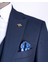 Italyan Stil Slim Fit Ceket Yelek Pantolon Takım Elbise Lacivert T13057 5