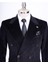 Italyan Stil Slim Fit Kadife Kruvaze Tek Ceket Siyah T13451 2