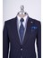 Italyan Stil Slim Fit Sivri Yaka Erkek Ceket Lacivert T13236 2