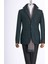 Italyan Stil Slim Fit Kaşe Spor Tek Ceket Erkek Yeşili T13546 3