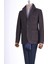 Italyan Stil Slim Fit Kaşe Spor Tek Ceket Erkek Kahverengi T13545 1