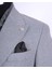 Italyan Stil Slim Fit Kruvaze Sivri Yaka Erkek Ceket Gri T13296 4