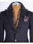 Italyan Stil Slim Fit Sivri Yaka Yün Karışımlı Kaşe Erkek Kaban Antrasit T13444 2