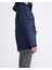 Italyan Stil Slim Fit Kapüşonlu Safari Mont Lacivert T10244 4