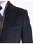 Italyan Stil Slim Fit Sivri Yaka Yün Karışımlı Kaşe Erkek Kaban Siyah T13363 5