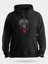 Purolu Goril Siyah Unisex Kapüşonlu Sweatshirt 1