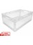 1.Kalite Şeffaf Plastik Kasa 60x40x22 cm - Kokusuz Sağlam Plastik Kutu 44 Litre 1