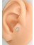 Gümüş Renk 8mm Tek Taş Piercing Tragus Helix Kıkırdak 1