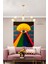 Kumaş , Canlı Renkler Duvar Örtüsü Duvar Halısı Wall Tapestry 2