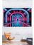 Neon Işıklı Yol Duvar Örtüsü Duvar Halısı Wall Tapestry 1