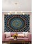 Capcanlı Renkler Mandala Duvar Örtüsü Duvar Halısı Wall Tapestry 2
